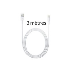 Apple Cable USB lightning VRAC COMPATIBLE longueur 3 mètres