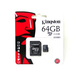 Kingston Micro SD 64 GO Kingston CLASS 10 SDCS2/64GB