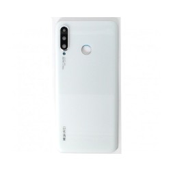 HUAWEI P30 LITE CACHE BATTERIE BLANC COMPATIBLE AVEC LENTILLE