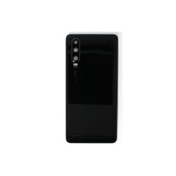HUAWEI Cache Batterie / Vitre Arrière HUAWEI P30 NOIR COMPATIBLE AVEC LENTILLE