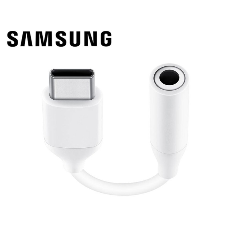 Samsung EE-UC10JUWE : ADAPTATEUR USB-C vers JACK 3.5mm BLANC SAMSUNG ORIGINE