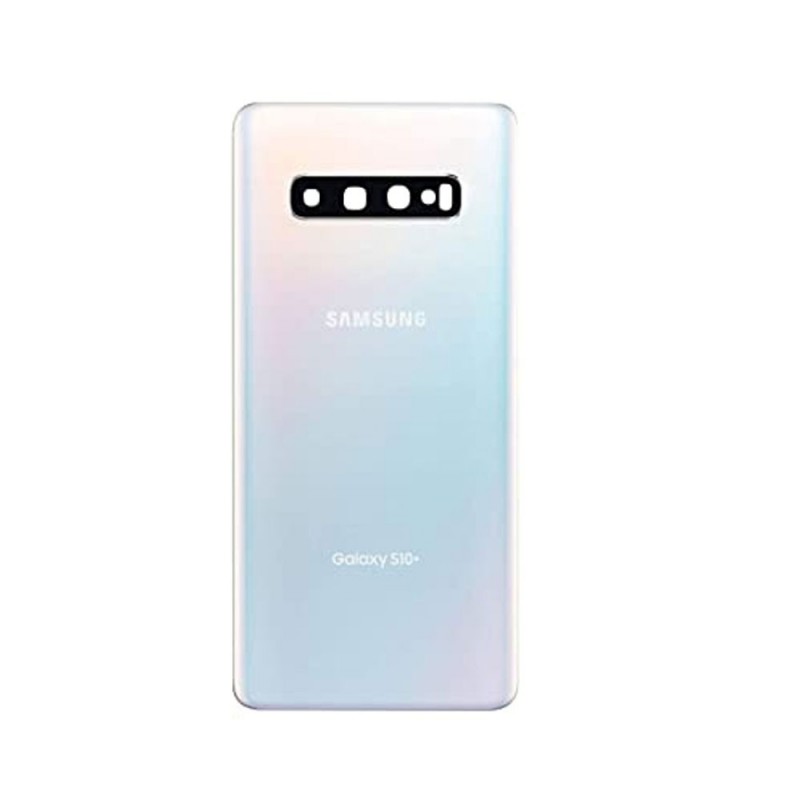 Samsung G975 S10 PLUS CACHE BATTERIE BLANC PRISM COMPATIBLE (SANS LOGO)