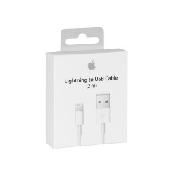 Apple MD819ZM/A:CABLE APPLE LIGHTNING VERS USB 2M SOUS BLISTER