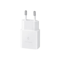 Samsung T1510NWE : CHARGEUR SAMSUNG 15W BLANC (SANS CABLE) SOUS BLISTER