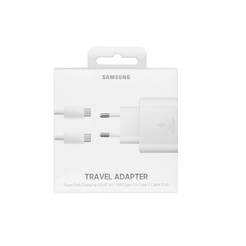 EP-TA845XWEGWW: CHARGEUR SAMSUNG USB-C 45W FAST CHARGE BLANC +