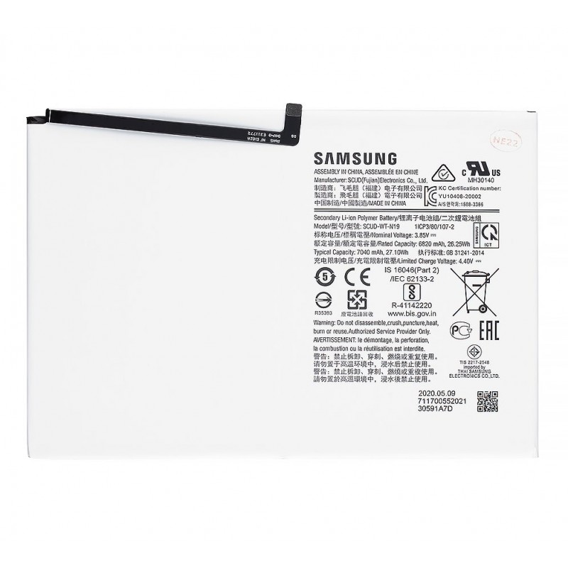 Samsung SCUD-WT-N19 : Samsung T500 Tab A7 Wi-Fi / T505 Tab A7 LTE Batterie interne Origine