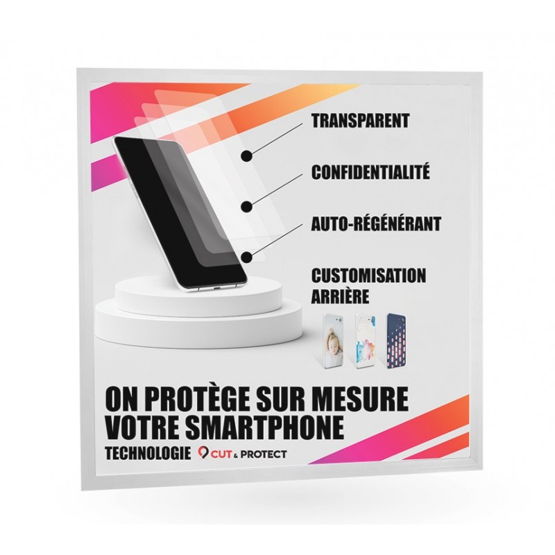 CUT & PROTECT PANNEAU LED 60 x 60 CM 36w BLANC FROID "On protege " By Cut & Protect