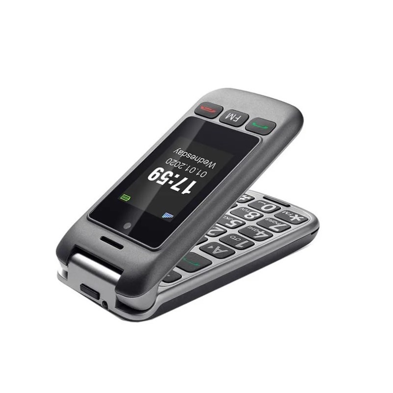 SeniorPhone G6 - le téléphone 4G facile à utiliser pour les seniors - batterie longue durée - lampe torche