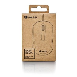 NGS NGS - SOURIS OPTIQUE 1200 DPI AVEC CONNEXION USB. “PLUG AND PLAY". 3 BOUTONS EASY DELTA