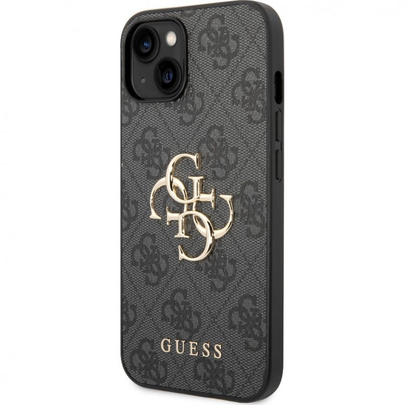 Guess GUESS IPHONE 15 PLUS - COQUE avec logo GRIS