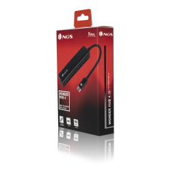 NGS NGS WONDER iHUB 4 - Hub 4 ports USB 3.0 vers USB-C