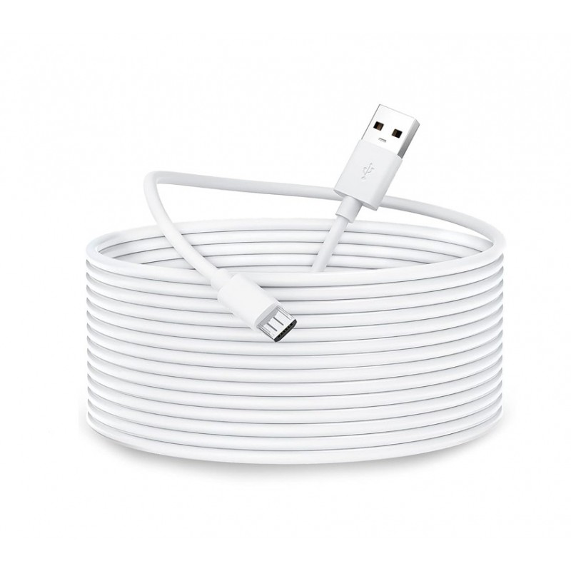 Cable USB-A vers Micro USB 10 mètres env. ( pour camera ) Cable USB-A vers Micro USB 10 mètres env. ( pour camera )