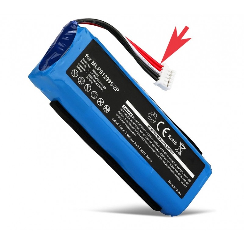 Batterie de remplacement 6000 mAh 3.7V pour Enceinte JBL Charge 2+ / charge 2 version 210SL ( verifiez photo )