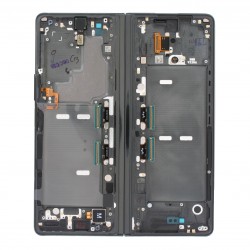 Samsung F916 Samsung Galaxy Z Fold 2 5G LCD intérieur + Tactile NOIR Origine Service Pack GH82-23968A / 23969A