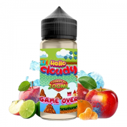 Hello Cloudy Game Over 0mg 200ml +Pipette - Hello Cloudy