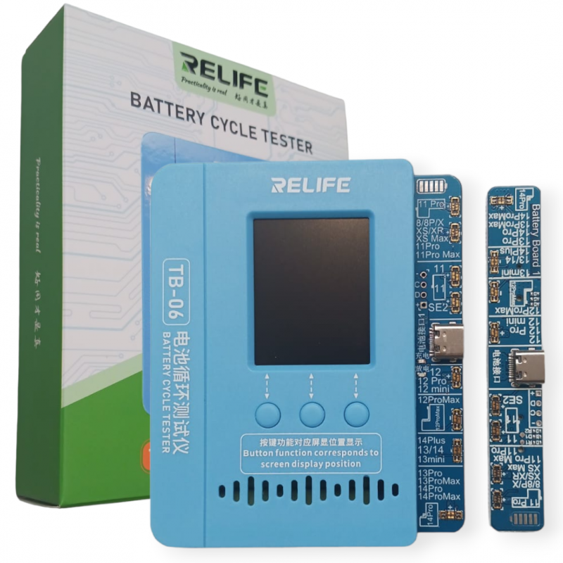 RELIFE TB-06 Programmateur de batterie de iPhone 8 à 14 Pro Max