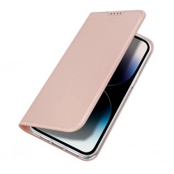 Apple IPHONE 15 - Étui BOOK portefeuille Dux Ducis Skin Pro – Couleur NUDE