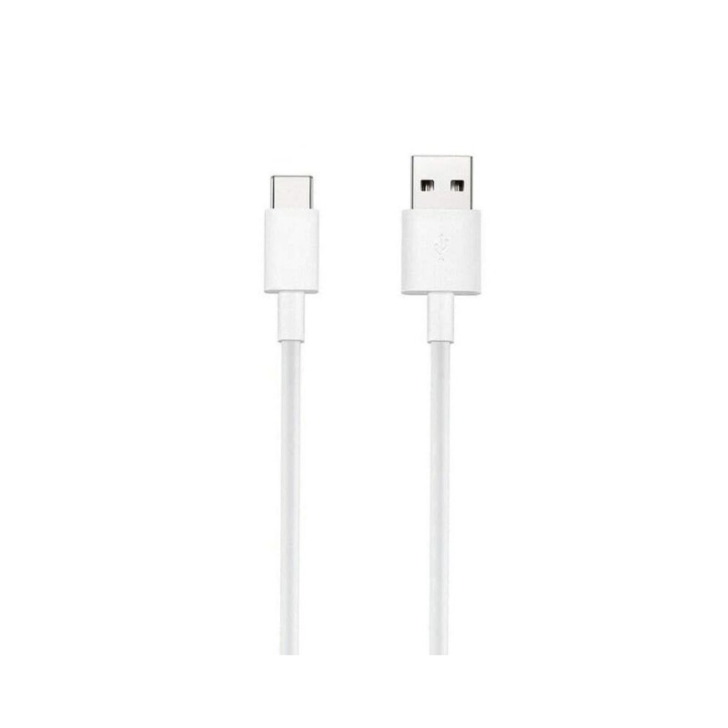 SPECIAL LAPTOP / POWERBANK / VOITURE : CABLE USB-A VERS USB-C 0.5 METRE BLANC