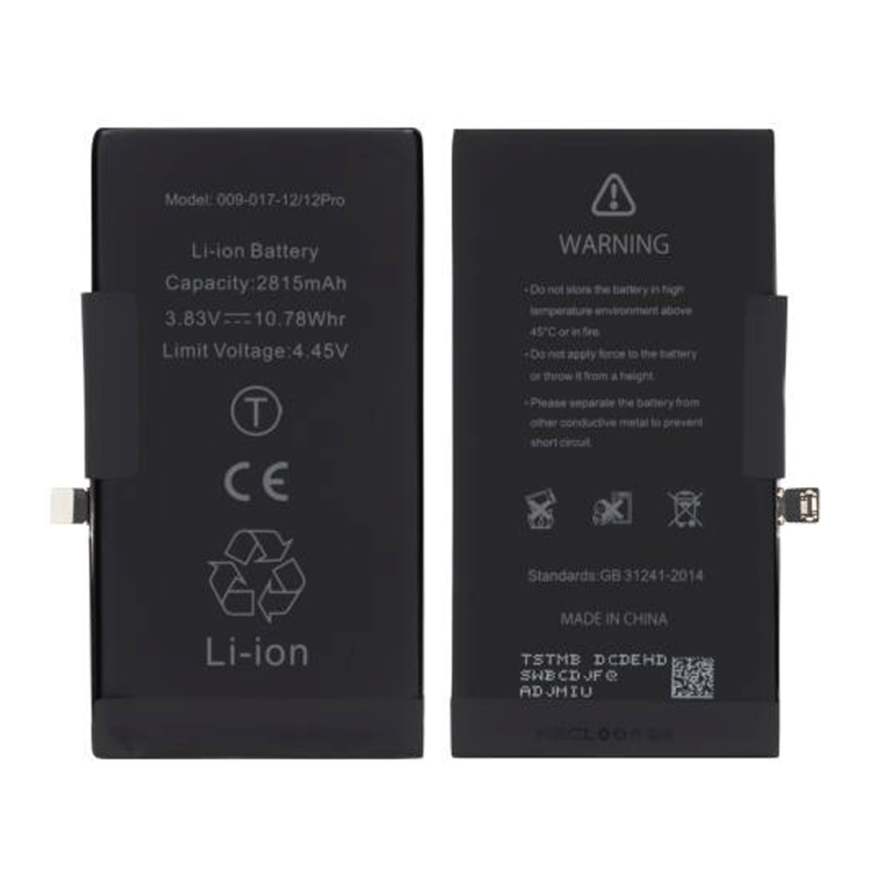 Apple Batterie iPhone 13 (Aucune pop-up/État 100%) Sans Soudure/Programmation