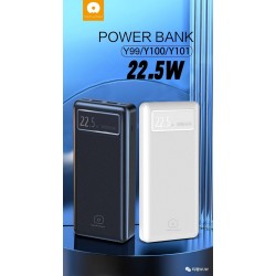 Wuw PowerBank Y100- 20000 mAh 22.5W - Noir
