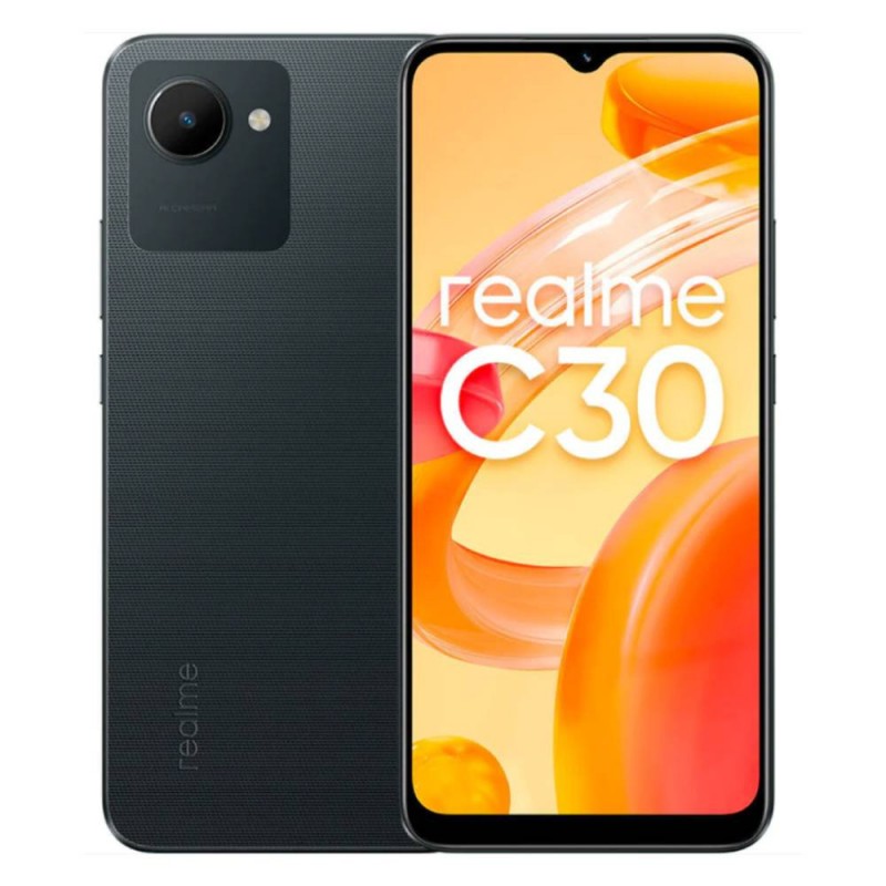 Realme C30 3+32 Go Noir - Grade A avec Boite et Accessoires