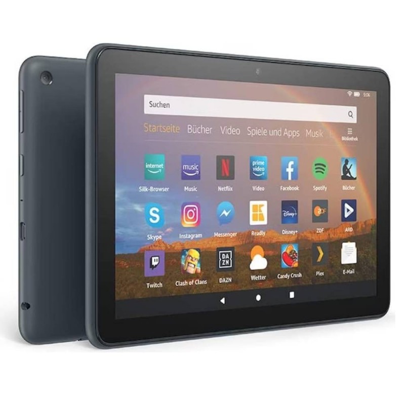 Amazon Fire HD 8 (7th Generation) KFDOWI / SX034QT 1.5+16 Go Noir - Grade AB