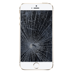 iPhone 12 mini Go Blanc - Cassé (Écran,Vitre arrière et Bouton Power Cassé)