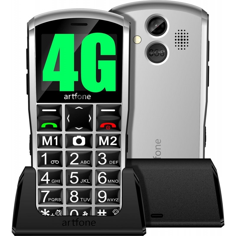 Téléphone portable 4G POUR SENIOR - APPAREIL PHOTO - BOUTON SOS