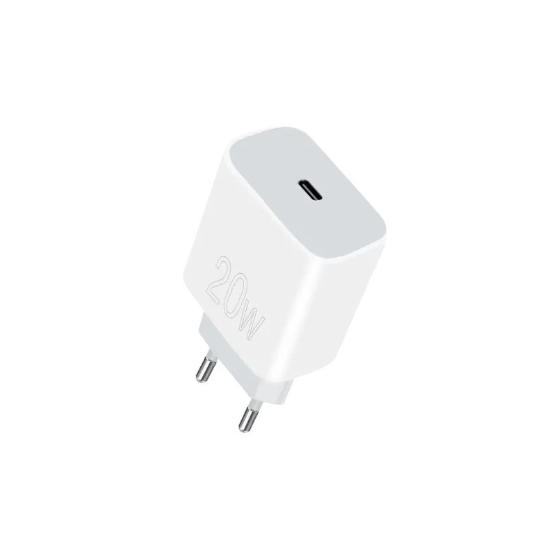 Chargeur USB-C 20W PD Blanc sous blister (C176) prix spécial