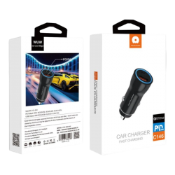 Chargeur Voiture USB-A / USB-C Fast Charging PD 20W sous blister