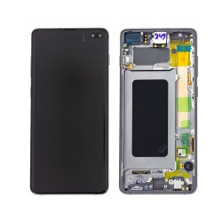 Samsung Samsung Galaxy S10 PLUS G975 LCD - Tactile + Châssis Qualité Supérieure Noir