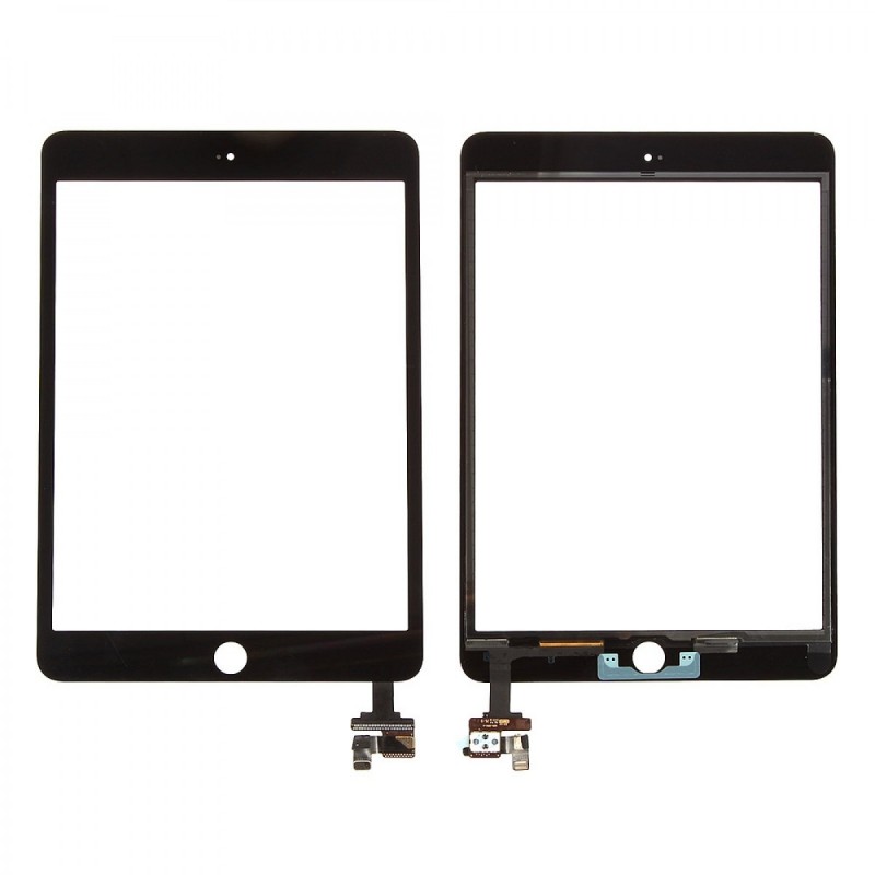 Apple Vitre tactile iPad Mini 3 (A1599 / A1600) Noir + Autocollant Apple Vitre tactile iPad Mini 3 (A1599 / A1600) Noir + Autocollant