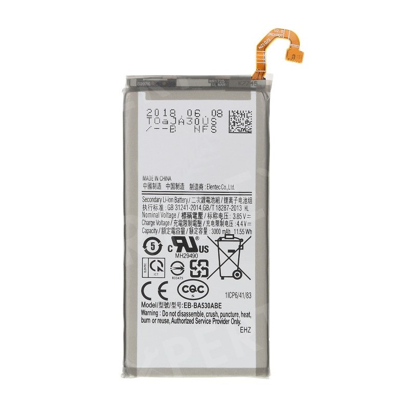 Samsung Batterie EB-BA530ABE Samsung Galaxy A8 2018 (A530F) Samsung Batterie EB-BA530ABE Samsung Galaxy A8 2018 (A530F)