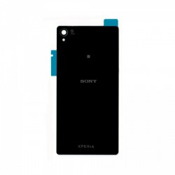 Vitre arrière Sony Xperia Z3 (D6603) Noir + Adhesif