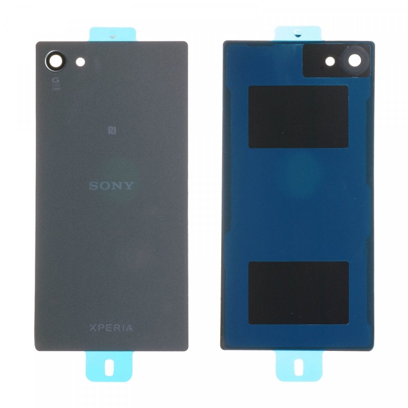 Vitre arrière Sony Xperia Z5 Compact (E5803) Noir + Adhesif