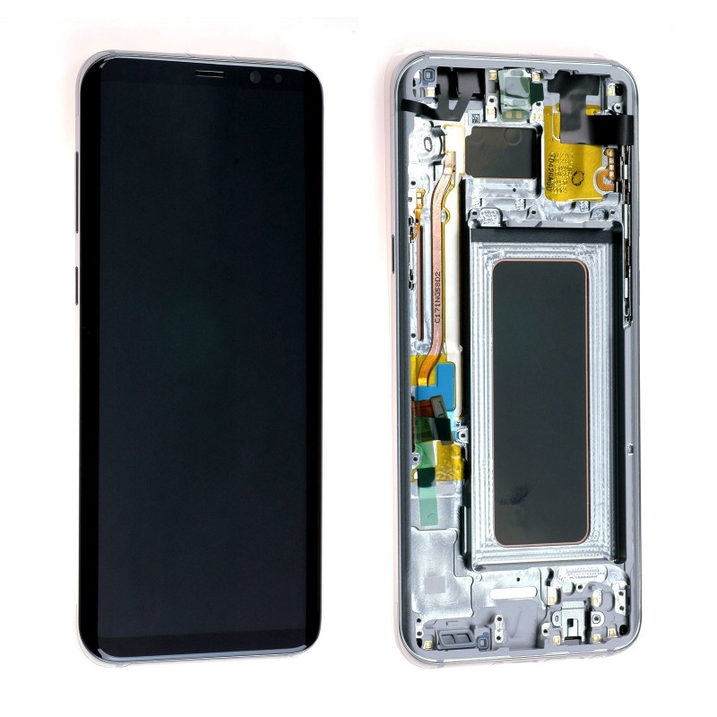 Ecran Samsung Galaxy S8 Plus (G955F) Argent + Châssis (Original Reconditionné) Ecran Samsung Galaxy S8 Plus (G955F) Argent + Châssis (Original Reconditionné)