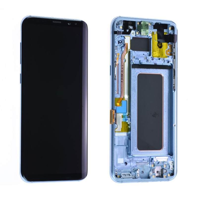 Ecran Samsung Galaxy S8 Plus (G955F) Bleu + Châssis (Original Reconditionné) Ecran Samsung Galaxy S8 Plus (G955F) Bleu + Châssis (Original Reconditionné)