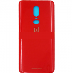 Vitre arrière OnePlus 6T Rouge + Adhesif