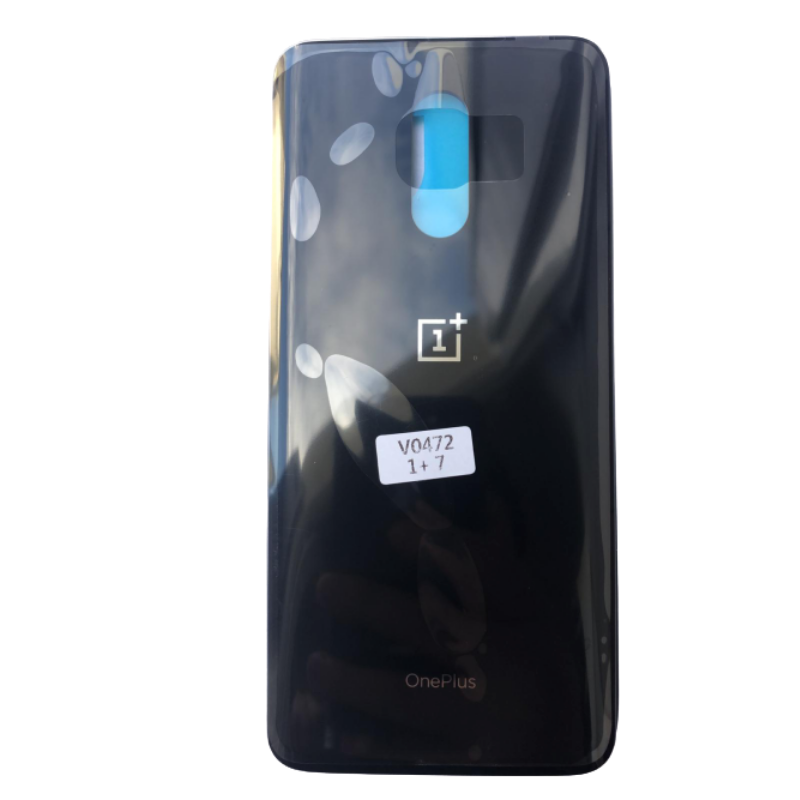 Vitre arrière OnePlus 7 Noir + Adhesif