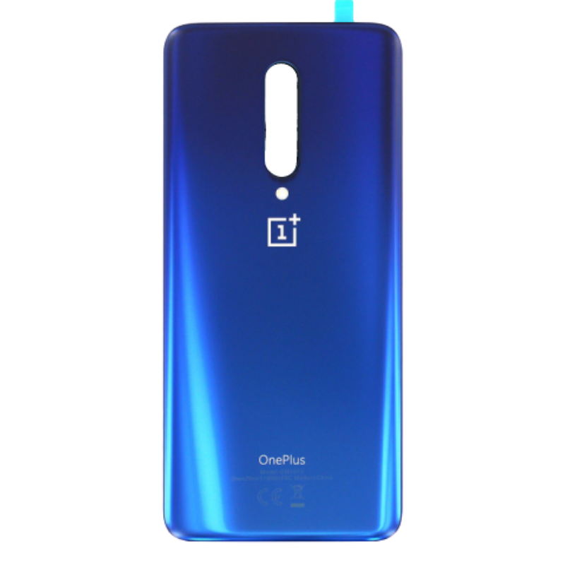 Vitre arrière OnePlus 7 Pro Bleu + Adhesif