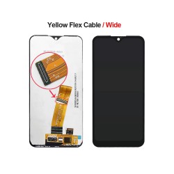 Ecran Samsung Galaxy A01 (A015F) Noir Dual SIM (OLED) Nappe Large de Connexion