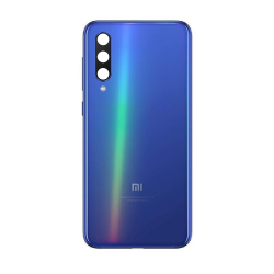 Vitre arrière Xiaomi Mi 9SE Blue - Avec logo + Adhesif