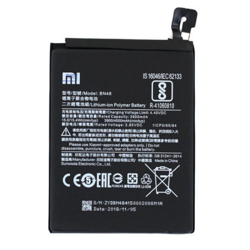 Xiaomi Batterie BN46 Xiaomi Redmi Note 6 & 6 Pro & Note 8 & 8T & Redmi 7 Xiaomi Batterie BN46 Xiaomi Redmi Note 6 & 6 Pro & Note 8 & 8T & Redmi 7