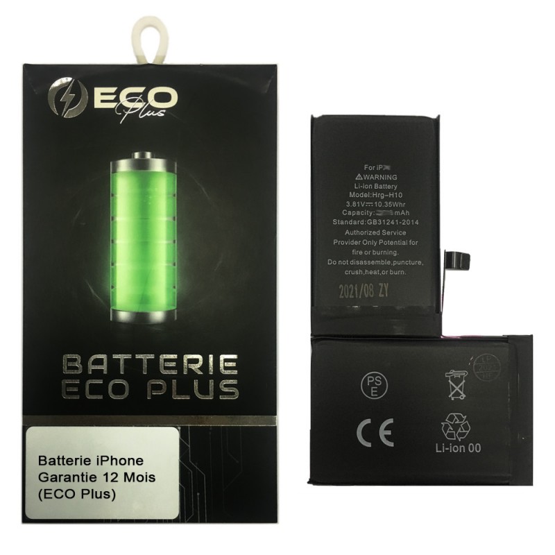 Batterie iPhone XS Max 3174mAh + Adhésifs - Puces Ti (ECO Luxe)