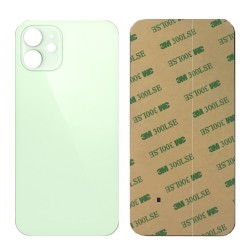 Vitre arrière iPhone 12 Vert (Grand trou) Sans Logo