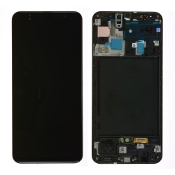 Samsung Ecran Samsung Galaxy A30 (A305F) / A50 (A505F) / A50s (A507F) Noir + Châssis (OLED)