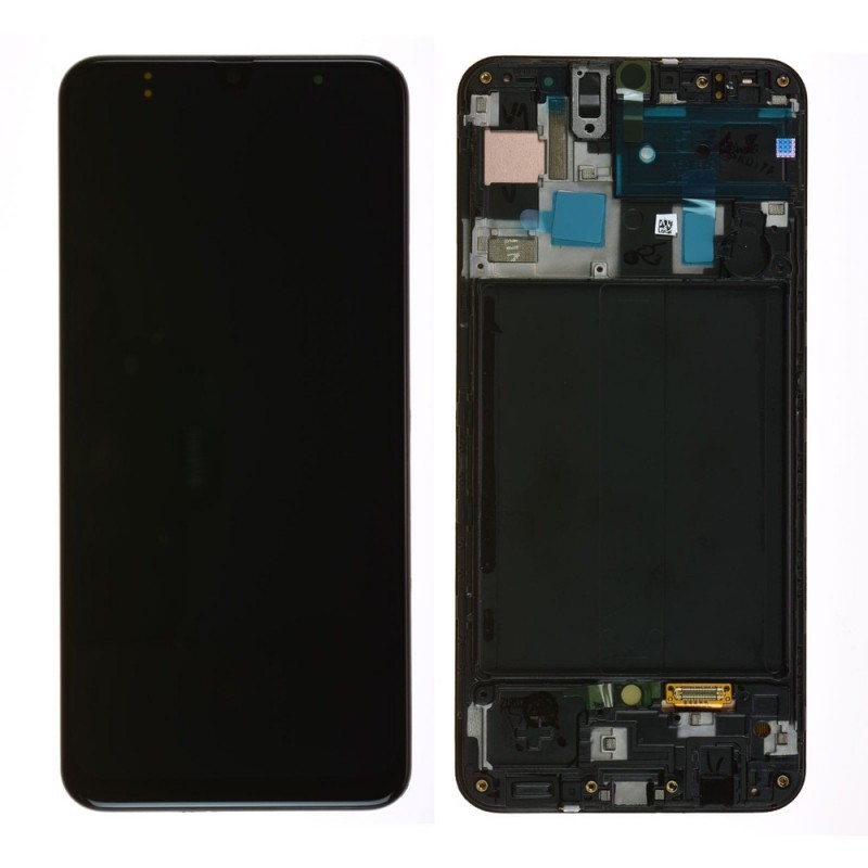 Samsung Ecran Samsung Galaxy A30 (A305F) / A50 (A505F) / A50s (A507F) Noir + Châssis (OLED) Samsung Ecran Samsung Galaxy A30 (A305F) / A50 (A505F) / A50s (A507F) Noir + Châssis (OLED)