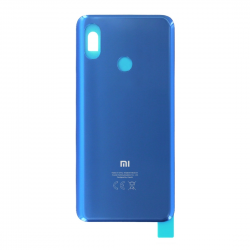 Vitre arrière Xiaomi Mi 8 Bleu + Adhesif