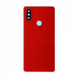 Vitre arrière Xiaomi Mi 8 SE Rouge + Adhesif