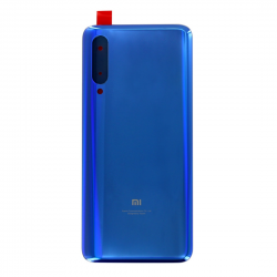 Vitre arrière Xiaomi Mi 9 Bleu + Adhesif